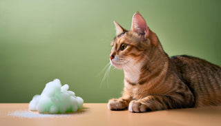Warum erbricht eine Katze überhaupt Schaum?